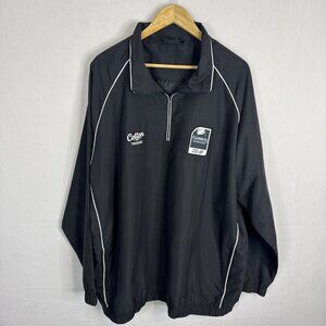 Guinness Premiership Rugby Half Zip Pullover Jacket Men’s 2XL‎ Black